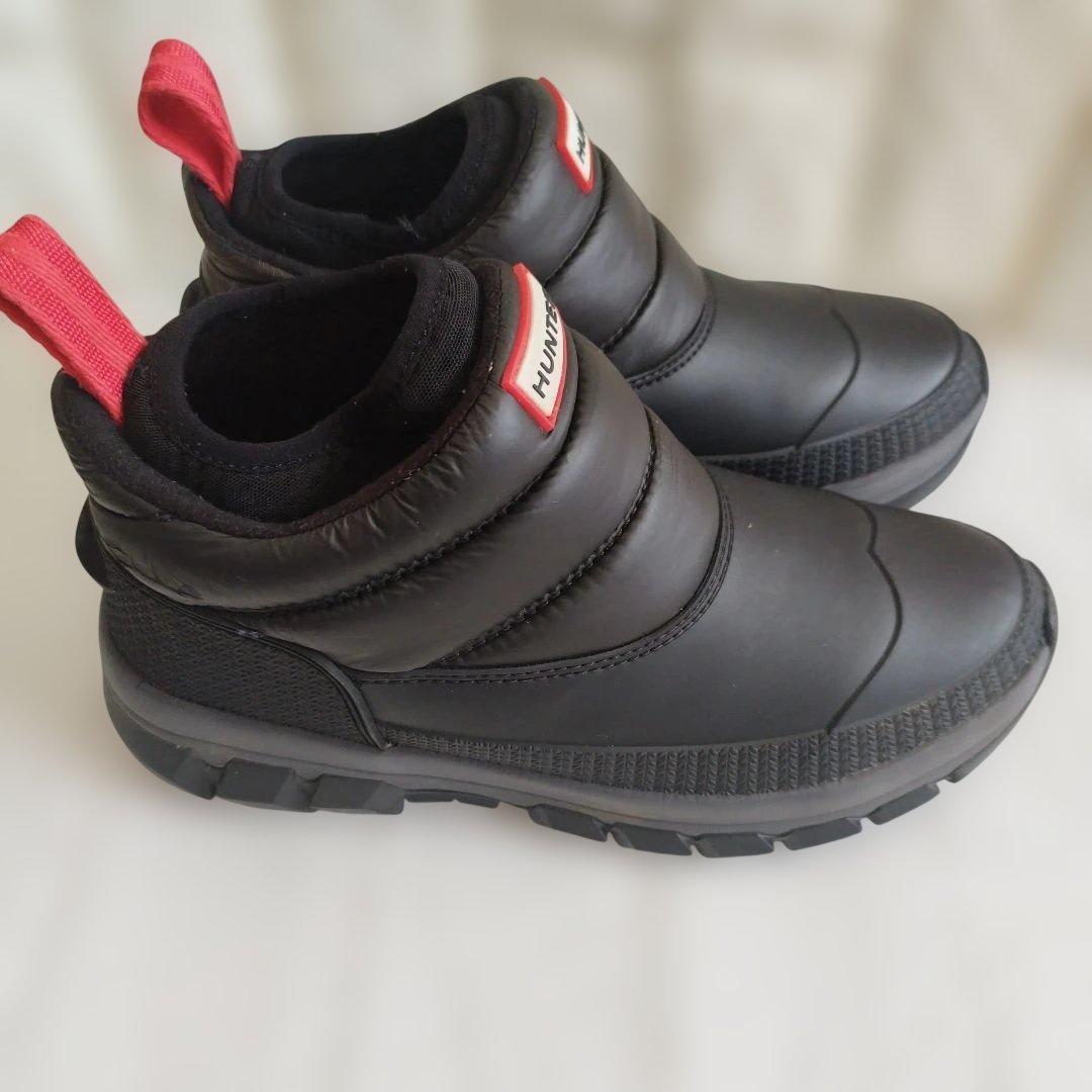 HUNTER インシュレイティドスノーアンクルブーツ ショートスノーブーツ