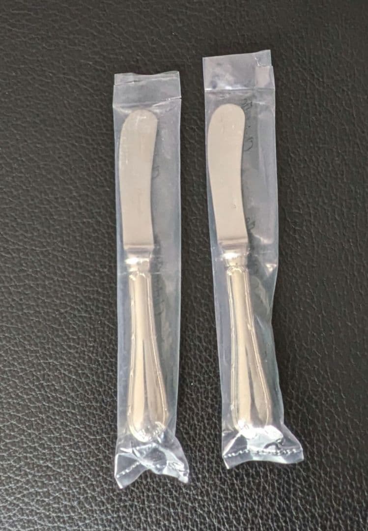 新品、未開封】希少、廃盤品 クリストフル リュバン バターナイフ2点