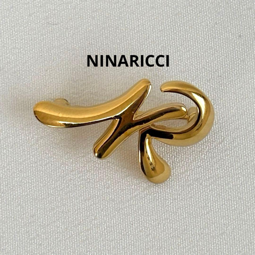 ヴィンテージ NINARICCI ニナリッチ NR ロゴ ブローチ フランス - メルカリ