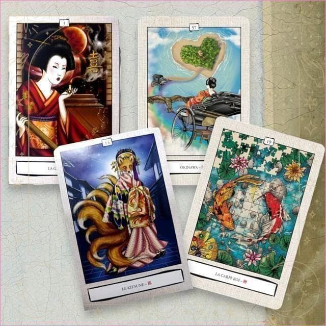 正規品オラクルカード】レア！海外から日本文化を描く✨日出ずる神託の