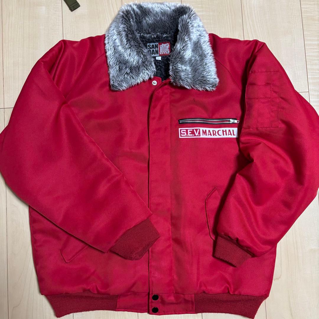 希少 三段鳶 ドカジャン パイロットジャンパー マーシャル Lサイズ