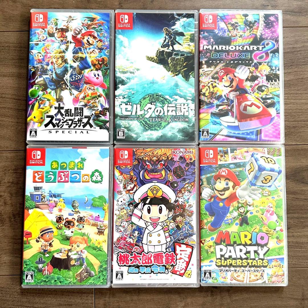 Nintendo Switch ソフト6本 新品未開封 - メルカリ