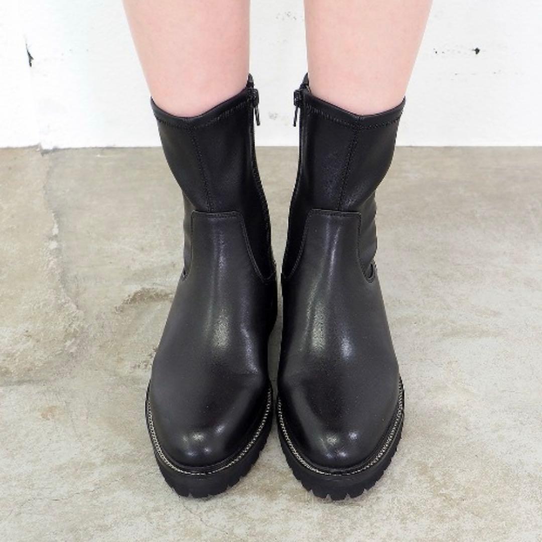 未使用　cavacava 軽量｜厚底ストレッチブーツ 23.5cm