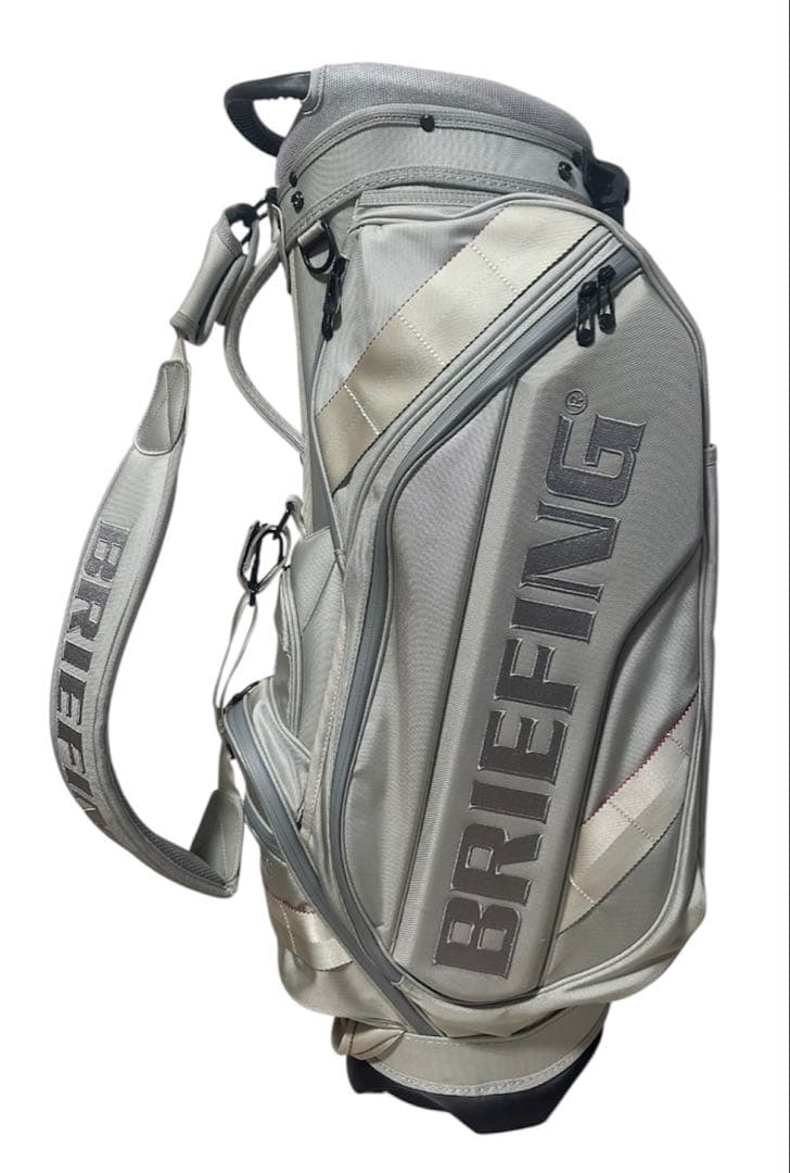 BRIEFING キャディバッグ シルバー BRIEFING GOLF（ブリーフィングゴルフ） ブリーフィング ゴルフ