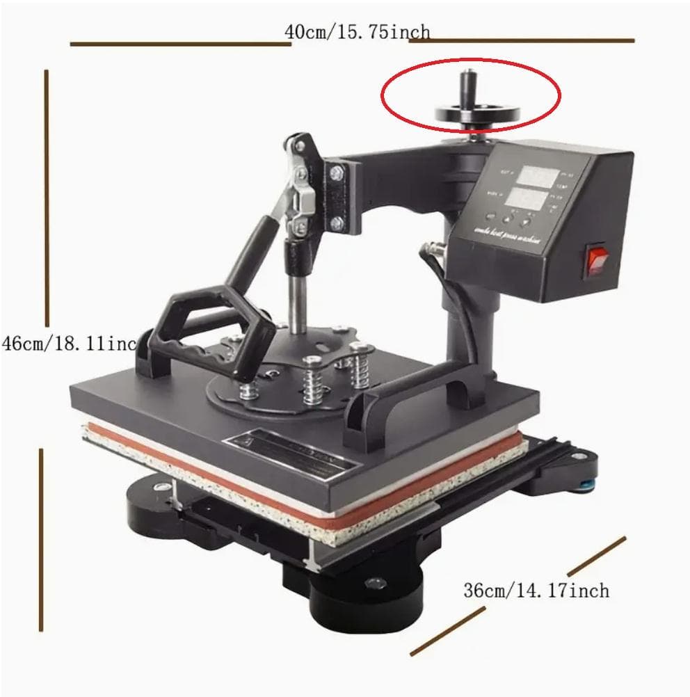 新品未使用☆熱転写ヒートプレス機 23cm×30cm 昇華DTF転写