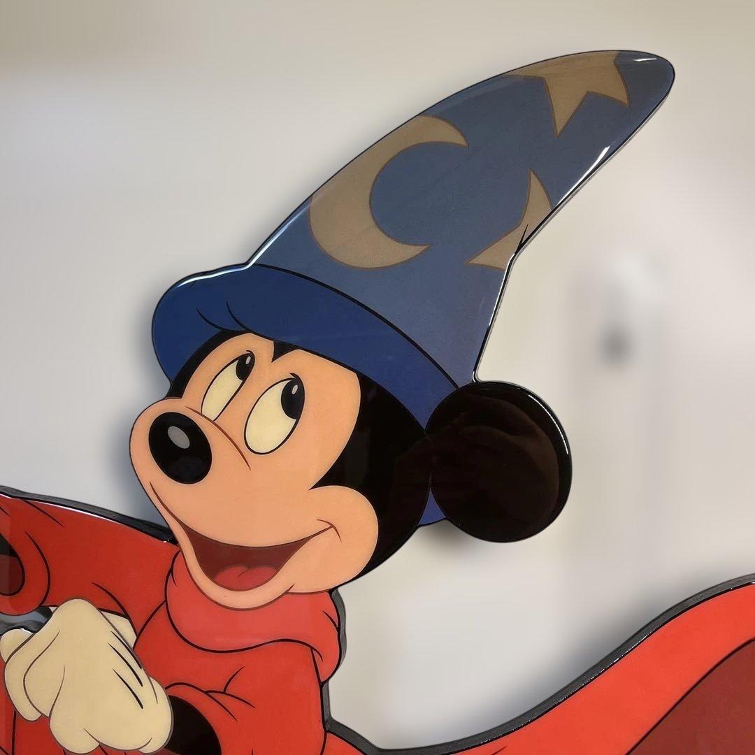 Disney ファンタジア ミッキー 大型壁掛けヴィンテージ - メルカリ