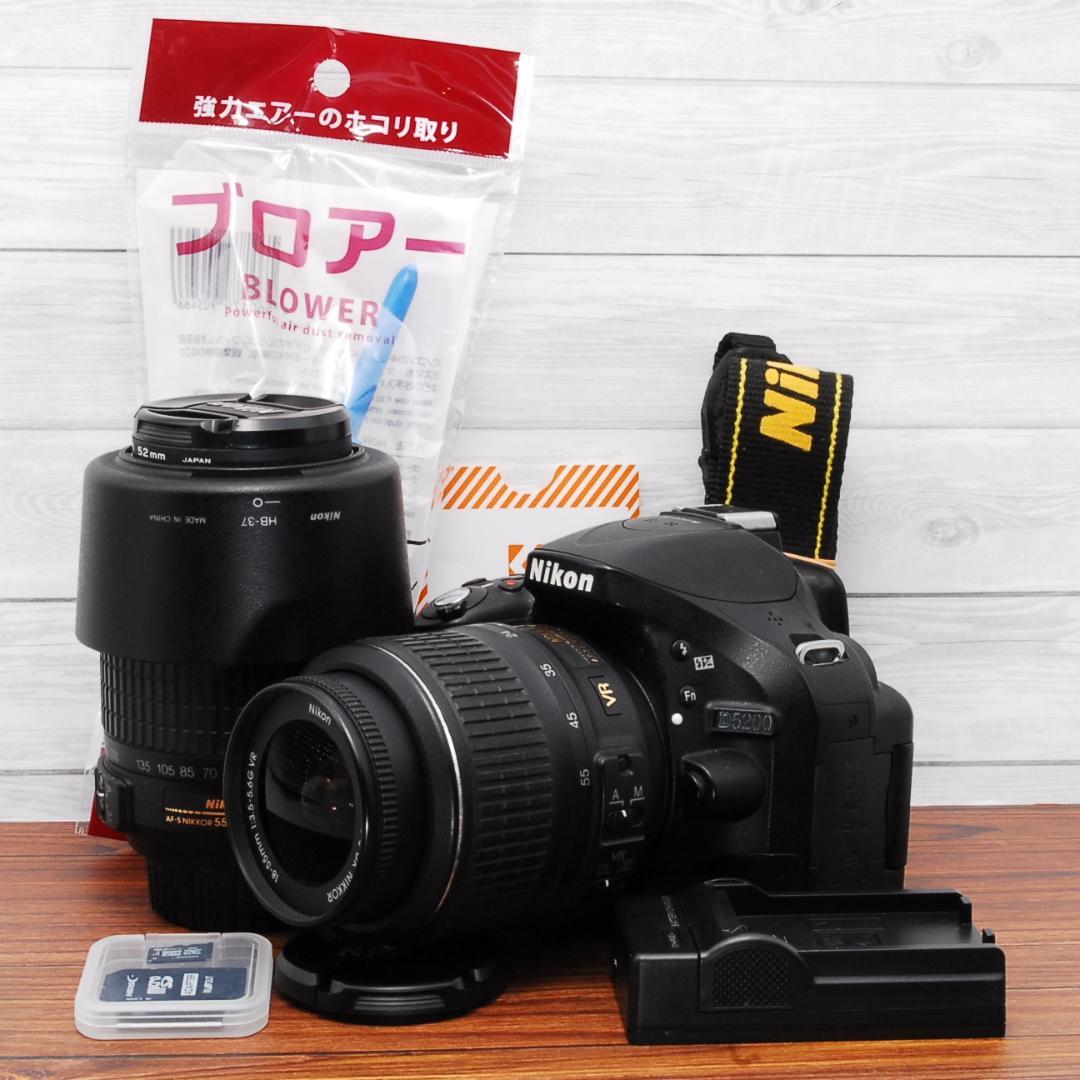 KOYO様専用✨スマホ転送可 自撮り可能機種✨Nikon D5200 ダブル - メルカリ