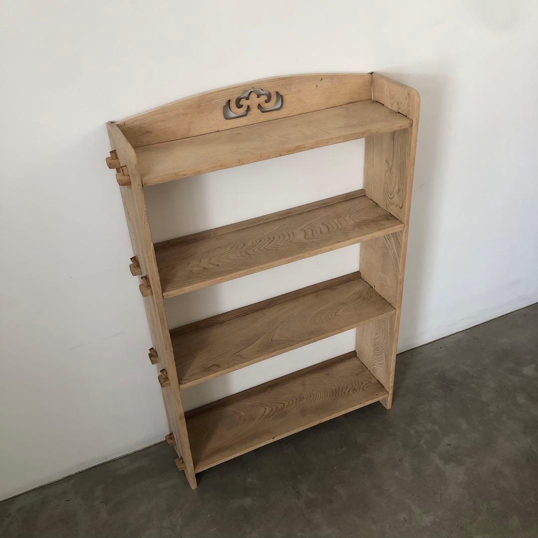 レトロ アンティーク 古道具 古家具 剥離家具 ストリップド 本棚 食器