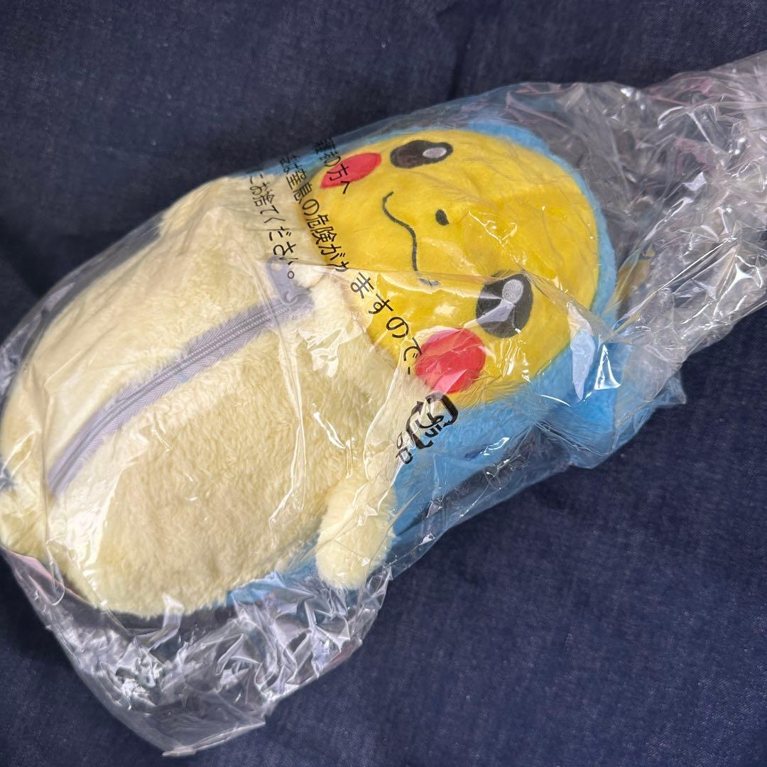 未開封 ピカチュウ ラプラスもこもこねぶくろ バンプレスト