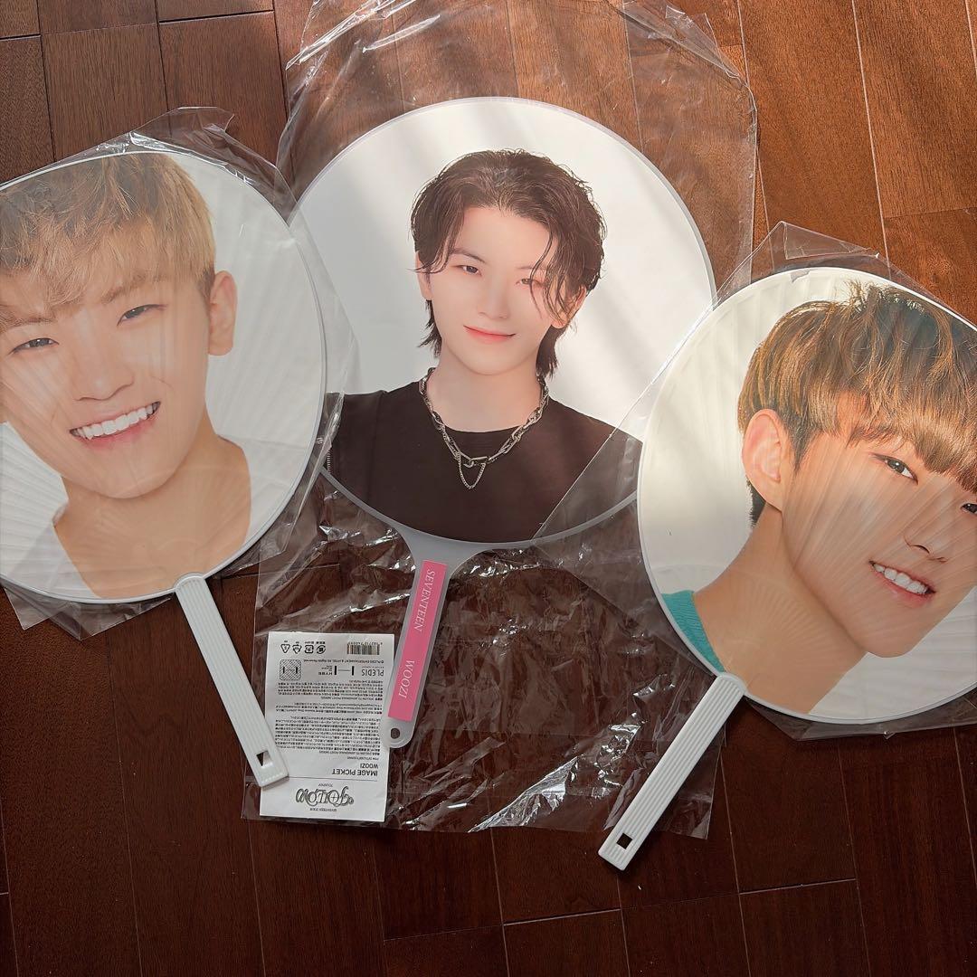 seventeen woozi うちわ follow ホシ shining - メルカリ