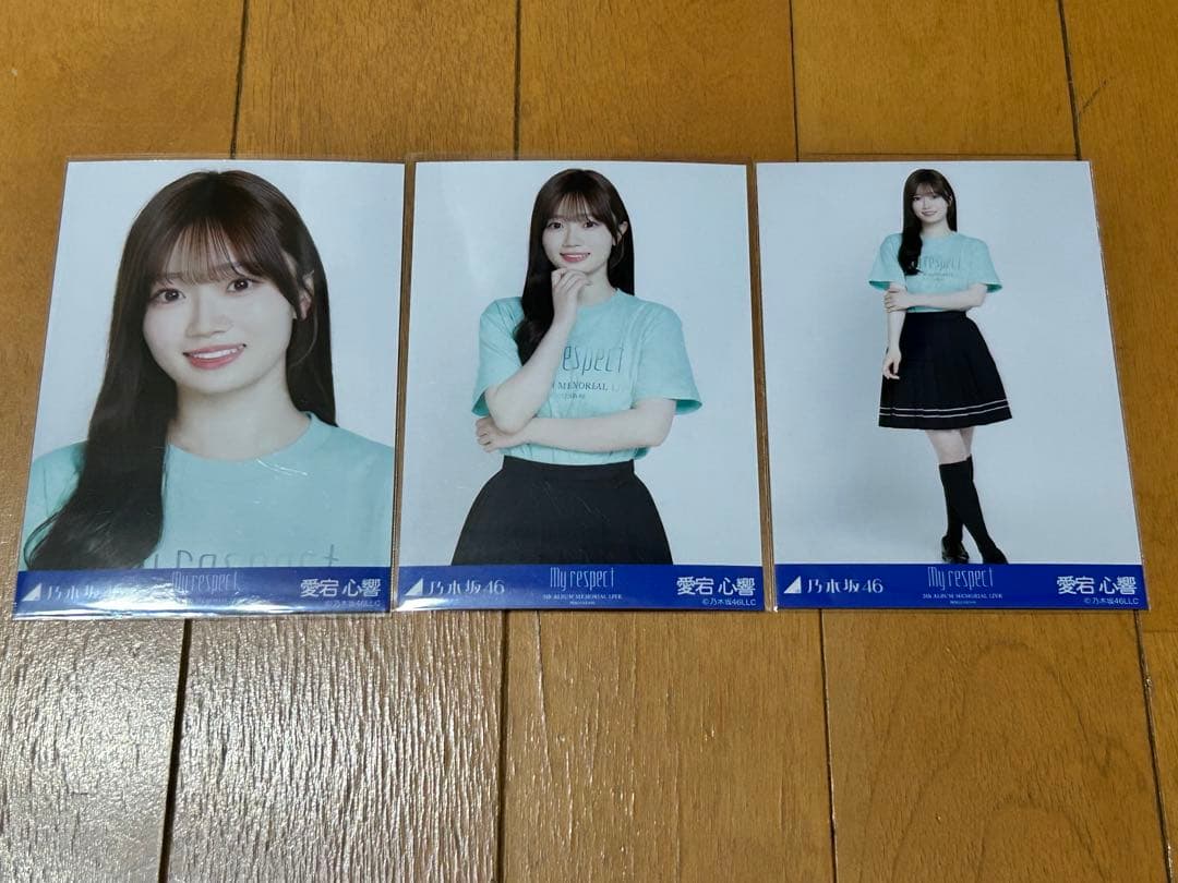 乃木坂46 「愛宕 心響」生写真コンプ【ライブTシャツ】My respect