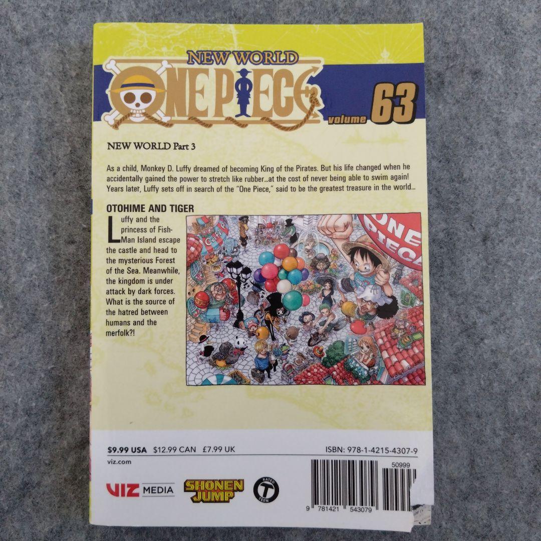 ONE PIECE volume 63 ONE PIECE 第63巻 英語版 - メルカリ
