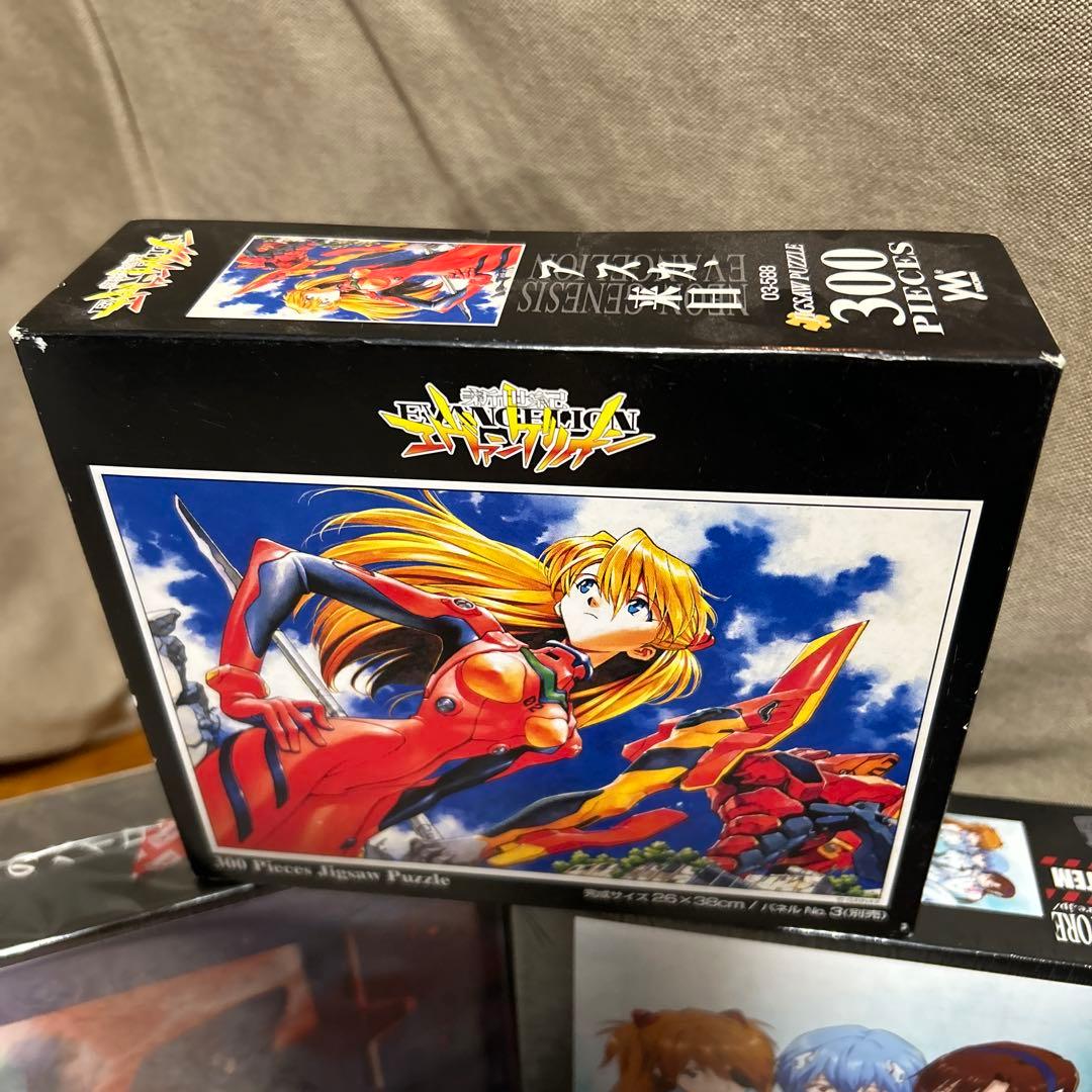 3個セット】 エヴァンゲリオン ジグソーパズル 300 500 1000 レア