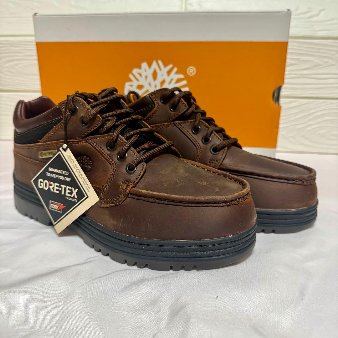 新品】25.5 Timberland Moc Toe Mid GTX ブラウン - メルカリ