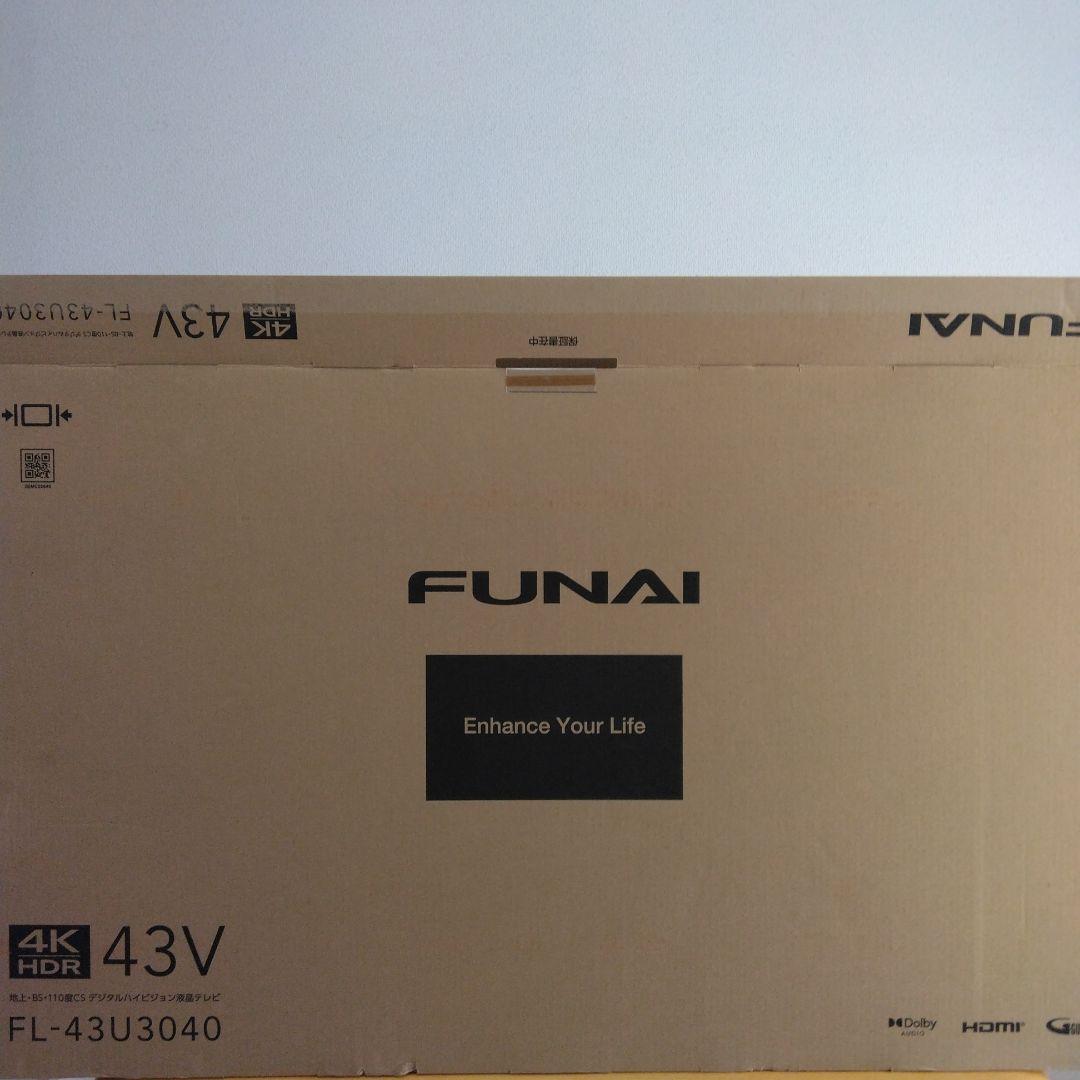 4K HDR 43V テレビ FL-43U3040 Amazon | フナイ 43V型 4K対応液晶テレビ FL-43U3040 | テレビ 通販