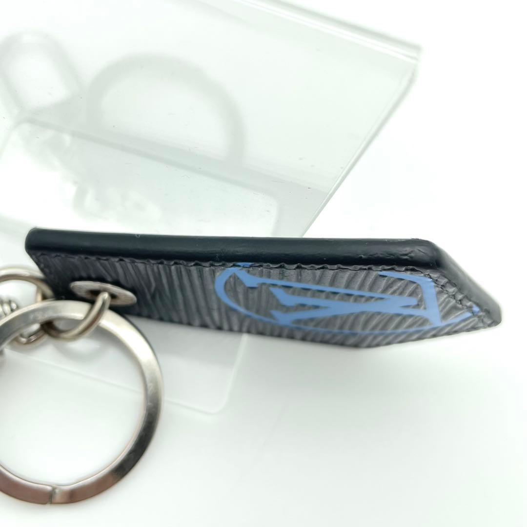 鑑定済・良品☆ルイヴィトン エピ キーホルダー アンシャッペ ブルー