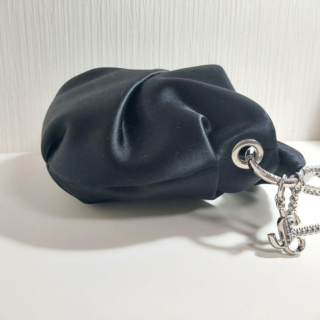 ジミーチュウ Bonny ツイストハンドル チェーンショルダーバッグ