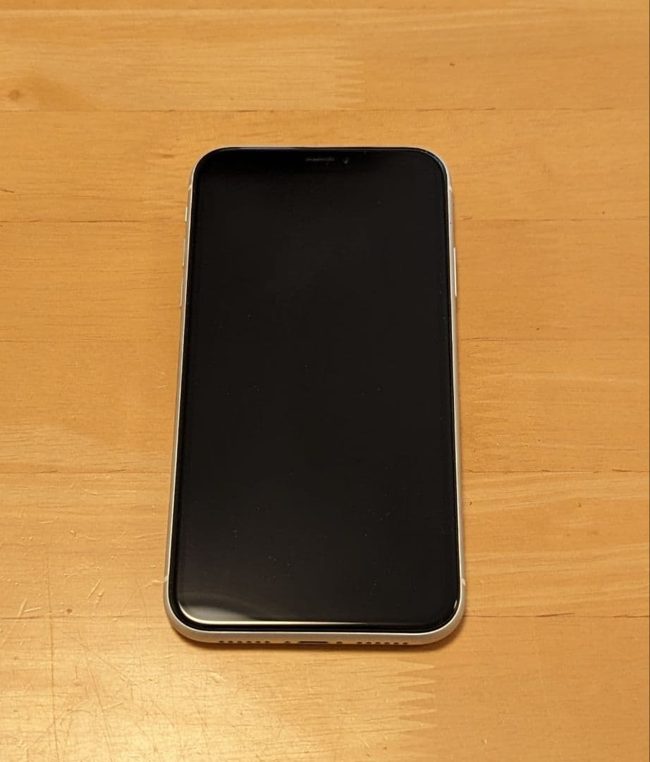 美品 iPhone XR 128GB ホワイト SIMフリー 付属品完品 iPhone XR ホワイト