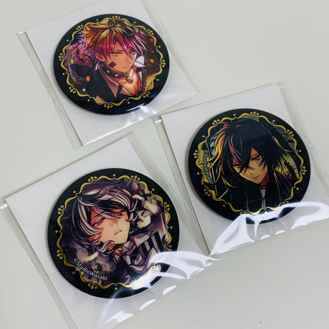 あくねこ 1階組 ベリアン バスティン ロノ 缶バッジ - メルカリ