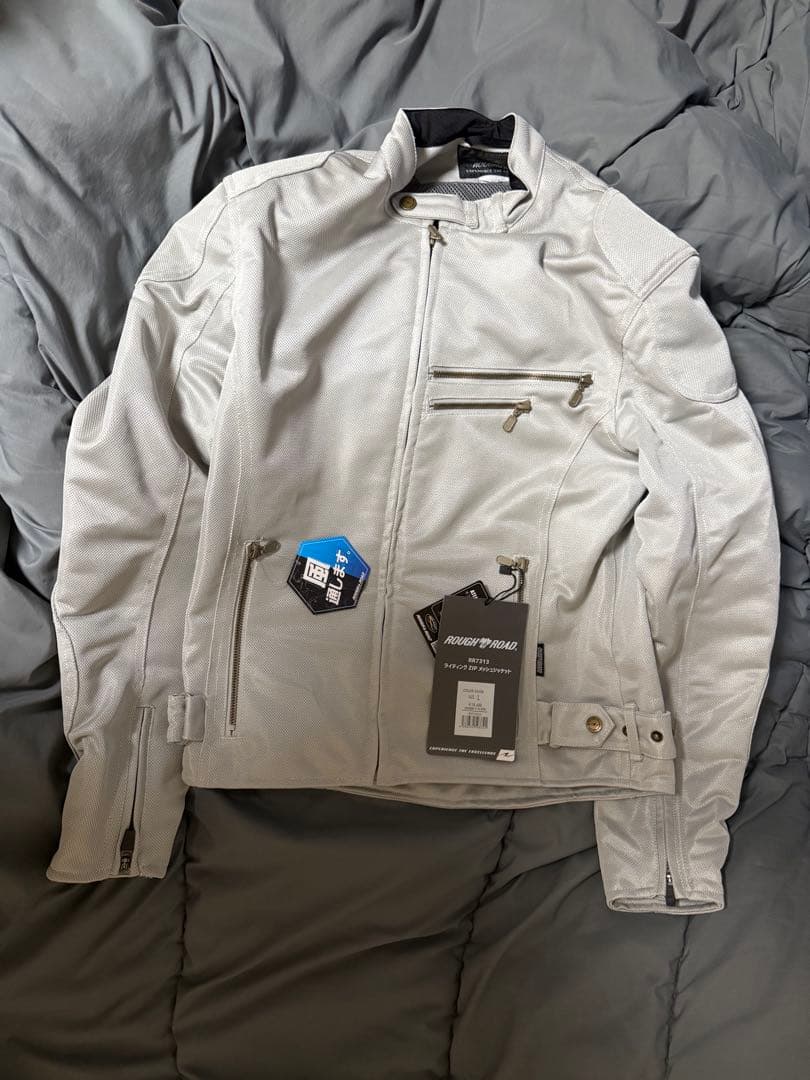 ラフアンドロード ライディングZIPメッシュジャケット シルバー LRR7313 RR7313 ライディングZIPメッシュジャケット | ラフ＆ロード