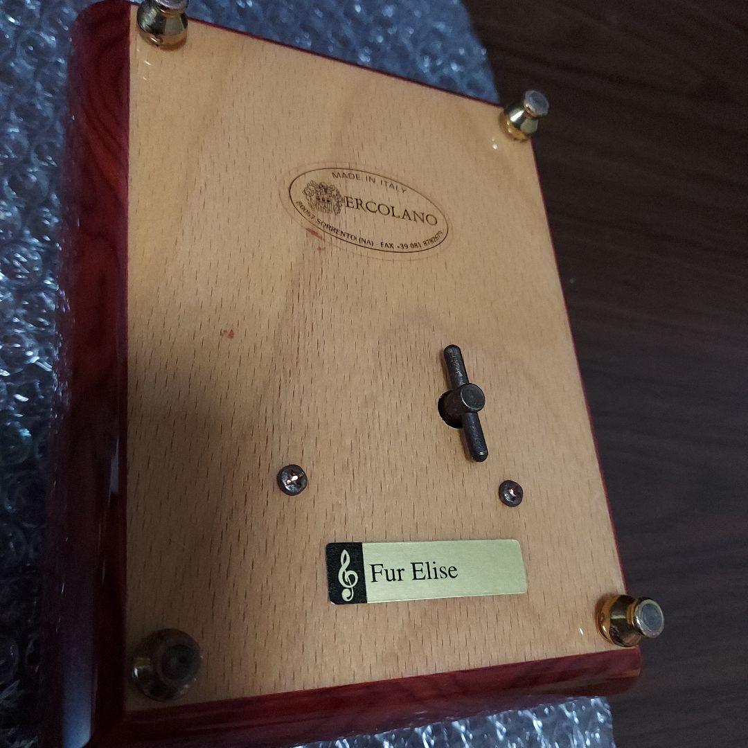 イタリア製ERCOLANO オルゴールエリーゼのためにエルコラーノ