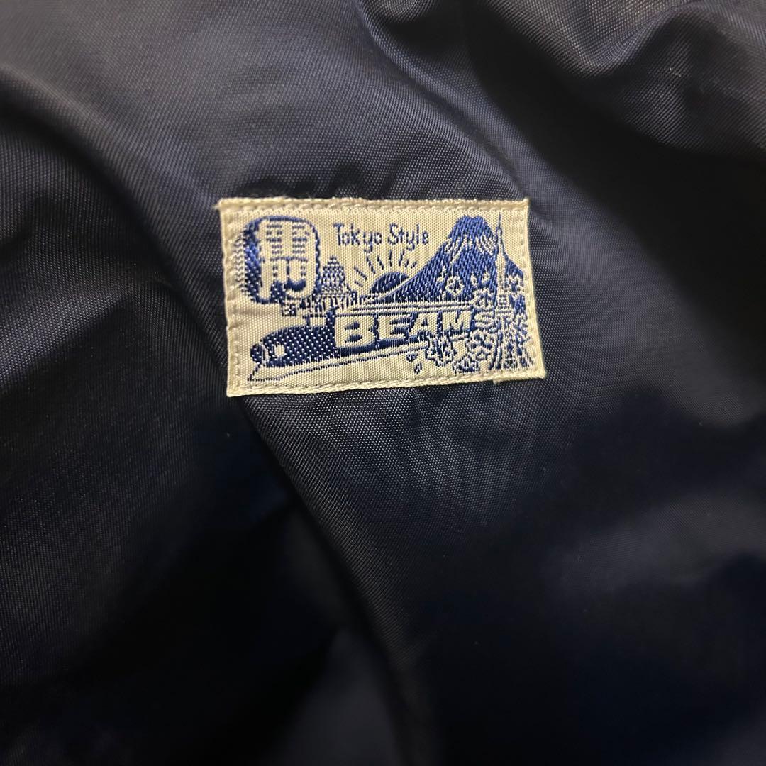 テーラー東洋 ビームスボーイ 刺繍 ヘルメットバッグ ネイビー - メルカリ