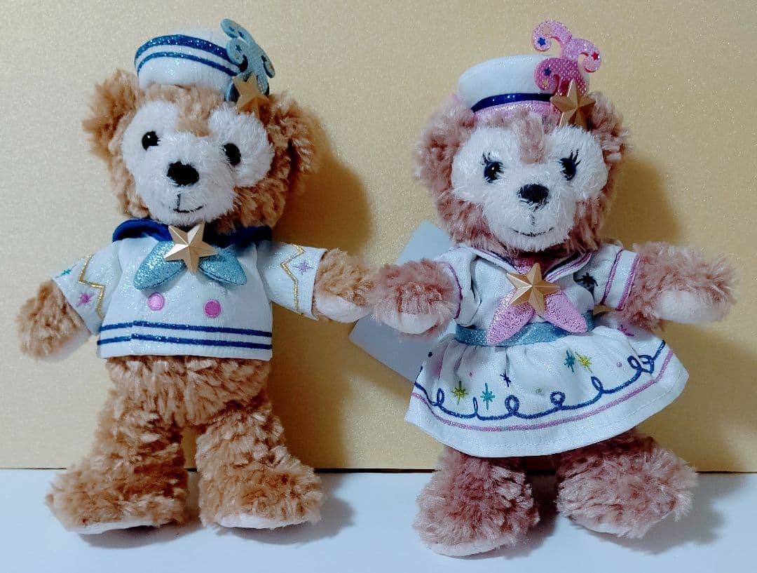 ダッフィー＆シェリーメイ お出かけポージープラッシー ぬいぐるみセット ダッフィー＆シェリーメイのポージープラッシーが5月23日新発売