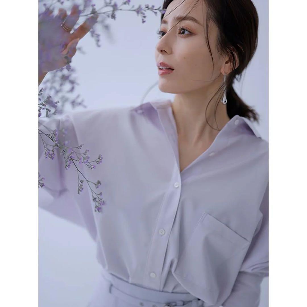 美品！anuans スタンダードシャツラベンダー-ガンバレジェンズ