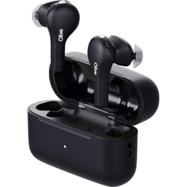 集音器 Olive Air 　ブラック 　両耳セット ６０歳代からの聞こえケア 集音器｜オリーブエアー(Olive Air) | 補聴器・集音器ならOlive Union