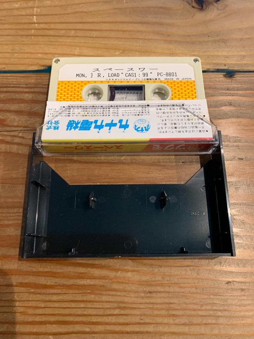 PC-8801ソフト】スペースワー【磁気テープ】 歴代のPC-8801シリーズを