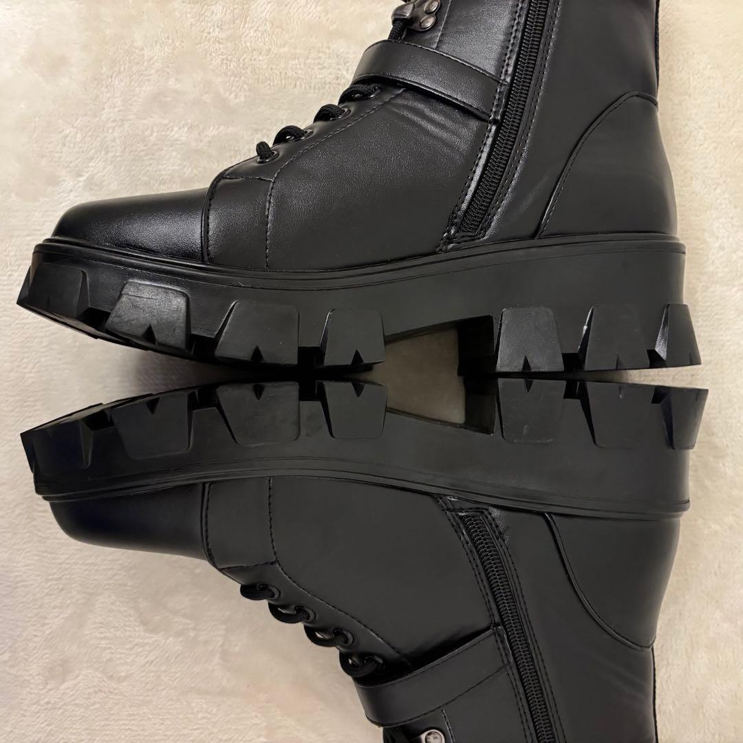 00s archive 厚底 ベルト ワークブーツ トラックソールY2K - メルカリ