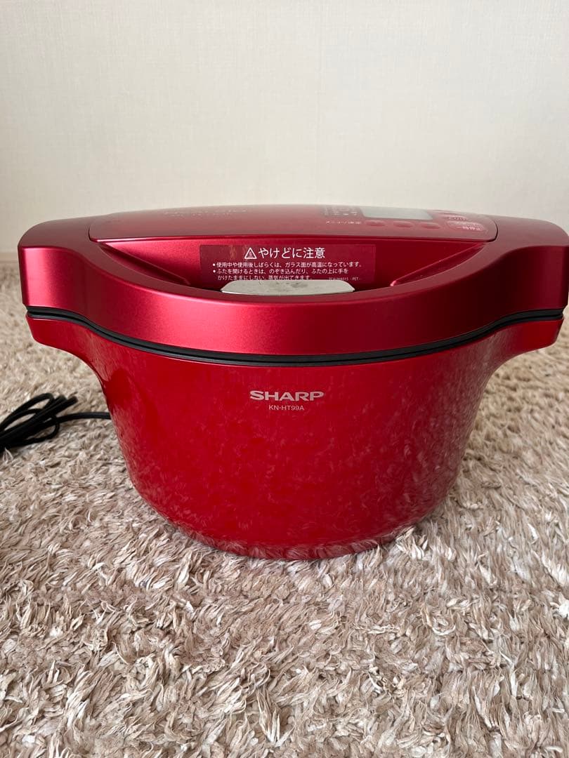 SHARP ホットクック KN-HT99A-R レッド 1.6L