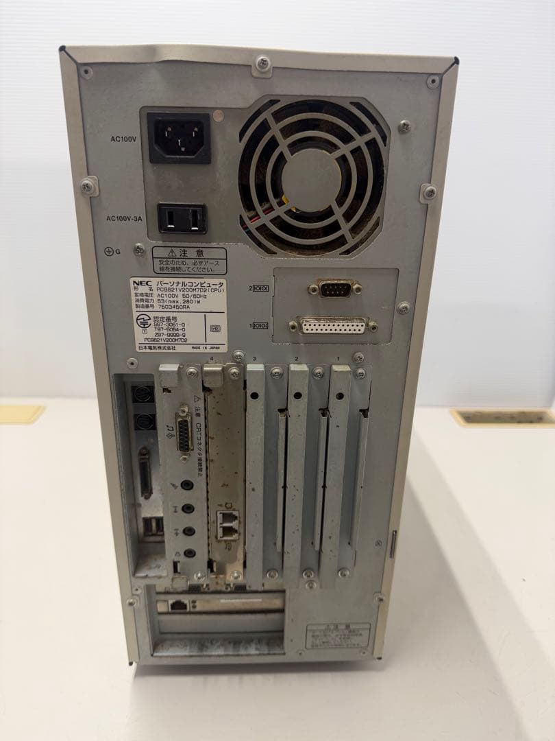 PC‑9821 V200 本体のみ 通電確認済 ジャンク扱い - メルカリ