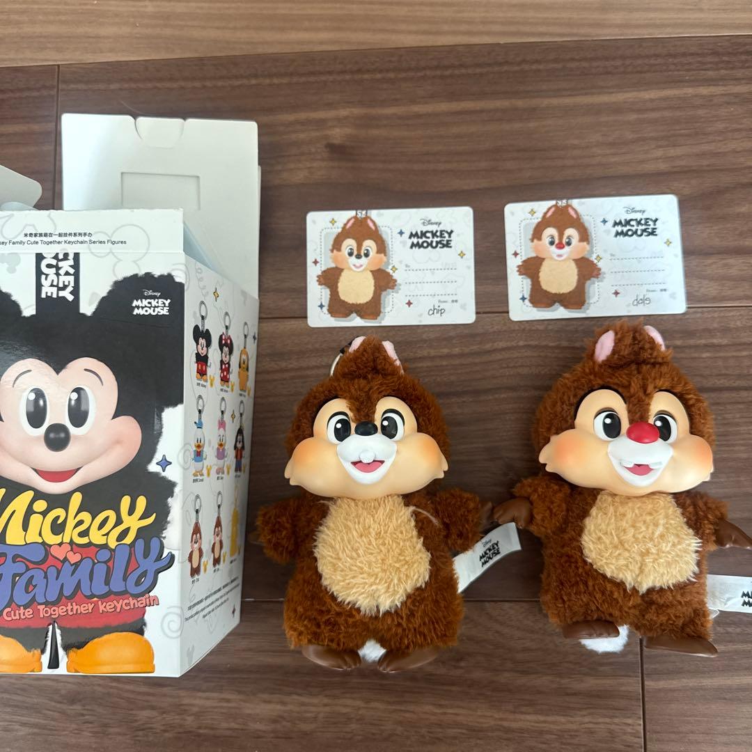 popmart mickey family チプデ POPMART Mickey Familyミッキーファミリーチップとデール - メルカリ