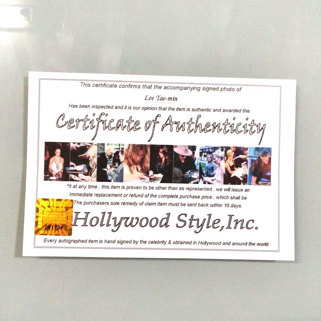 テミン直筆サイン入り2Lサイズ写真…Lee Tae-min…SHINee… - メルカリ