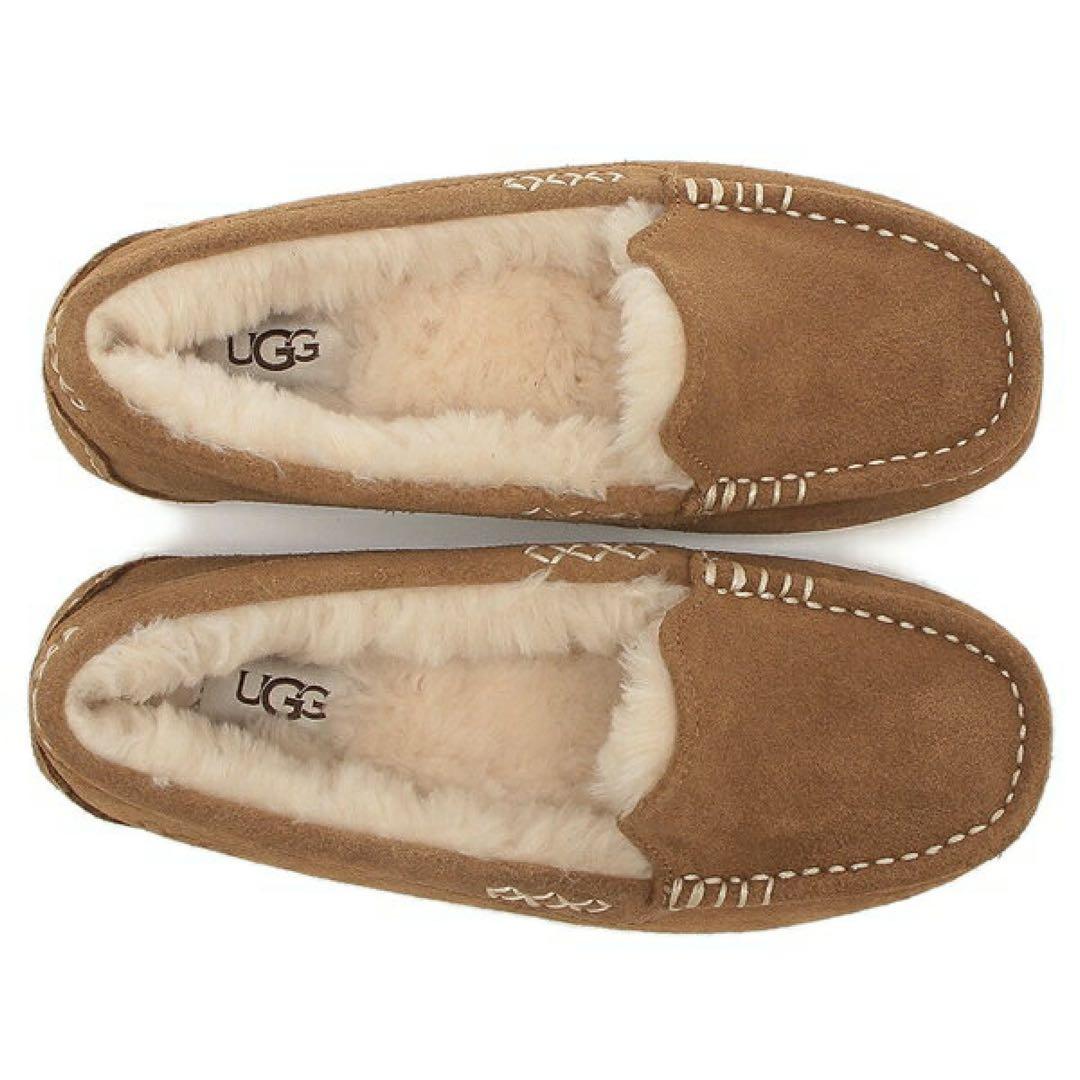 新品未使用】UGG アンスレー モカシン ローファー ブラウン 25cm
