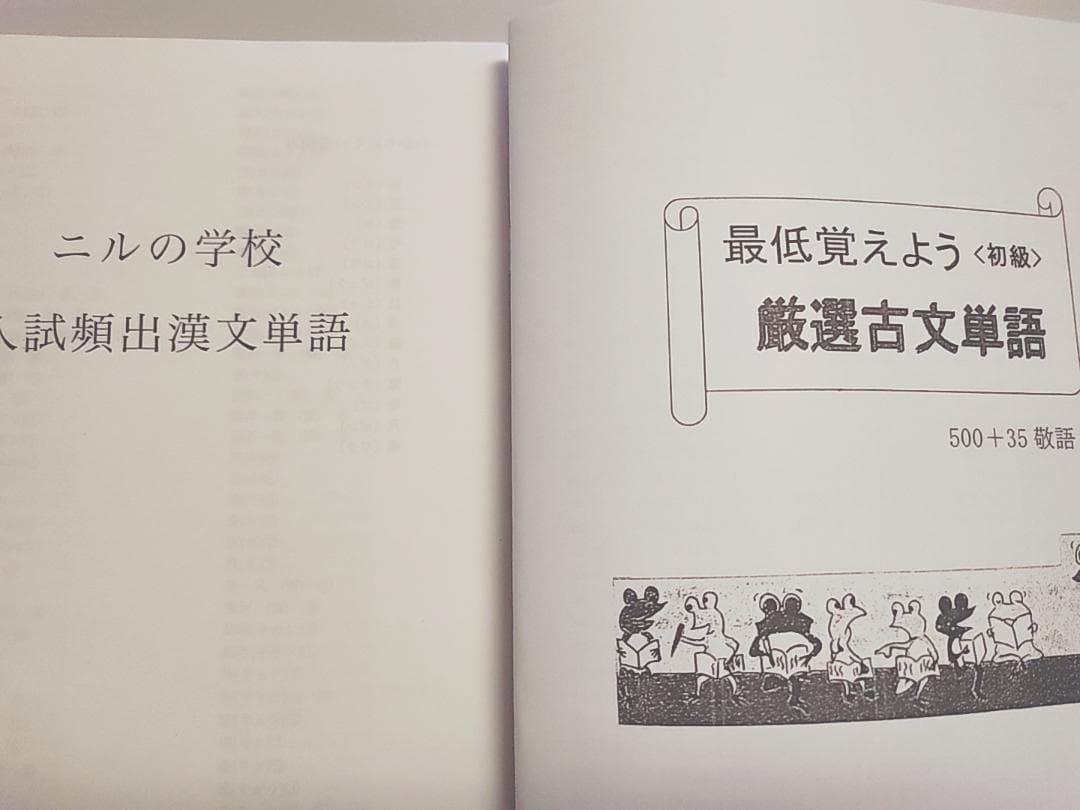 ニルの学校による古文単語漢文単語集フルセット 駿台 鉄緑会 河合塾