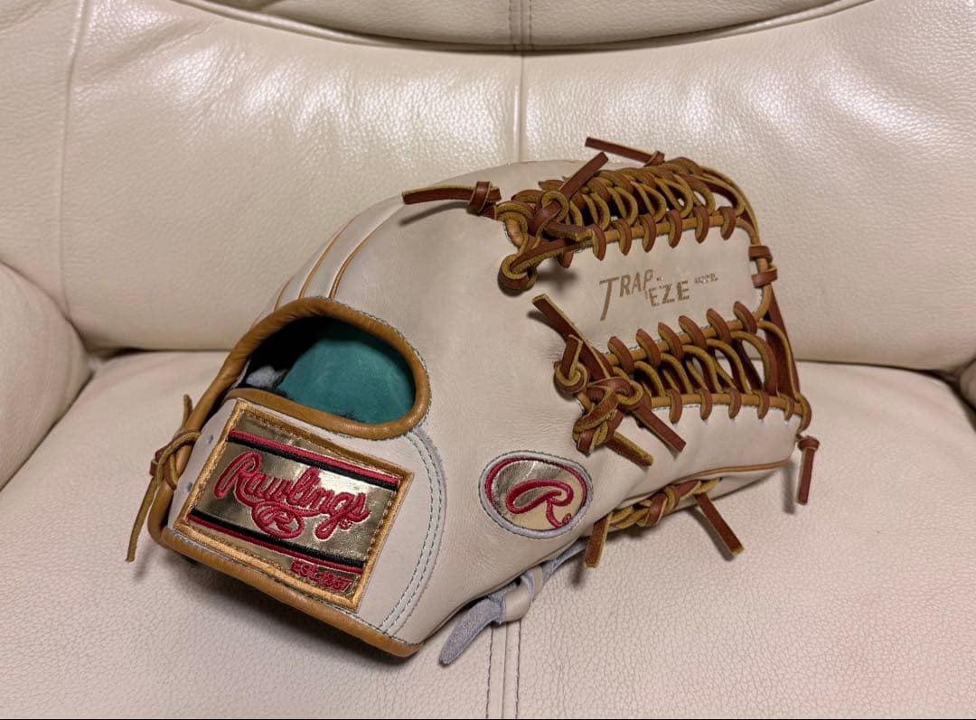 ローリングス 軟式オーダー内野手用グローブ　ゴールドラベル 型付け済み　OS 楽天市場】野球 ローリングス Rawlings 軟式内野手用グラブ オーダー