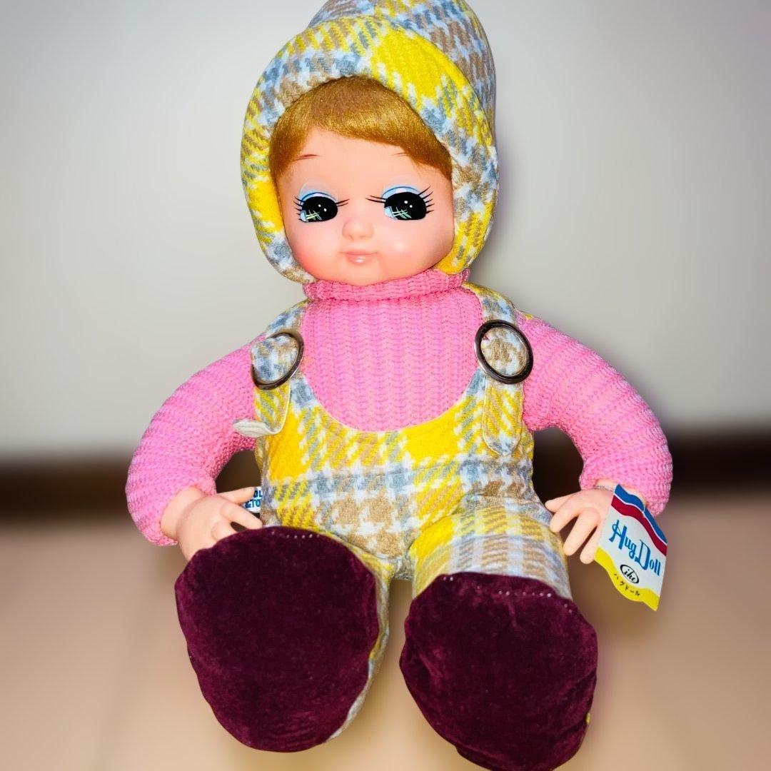 当時物 赤ちゃん人形 可愛い 人形 ハグドール 昭和レトロ 抱き人形