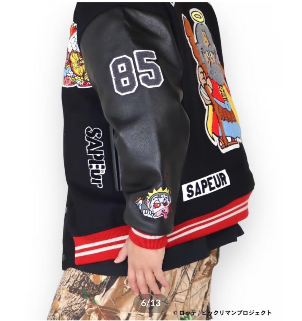 SAPEur サプール ビクリマンバージ スタジャン 黒 XL 新品 - メルカリ