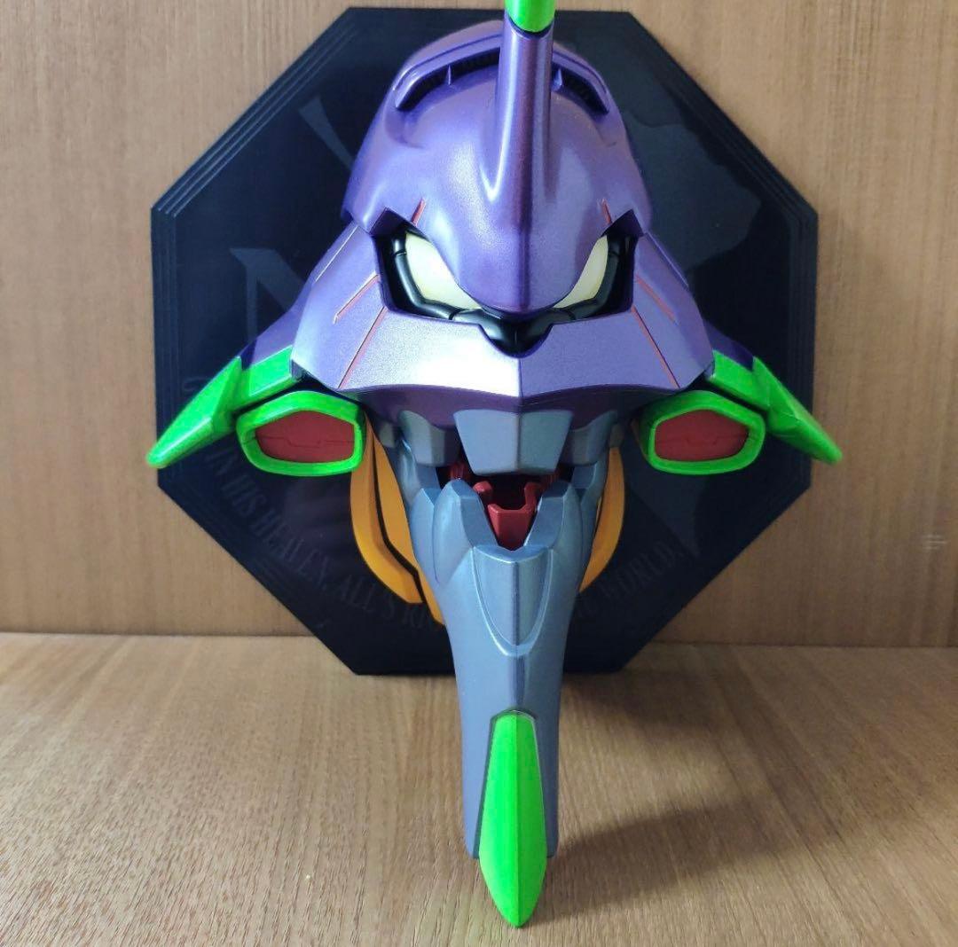 レア エヴァンゲリオン 初号機 壁掛け フィギュア 顔 フェイス エヴァ