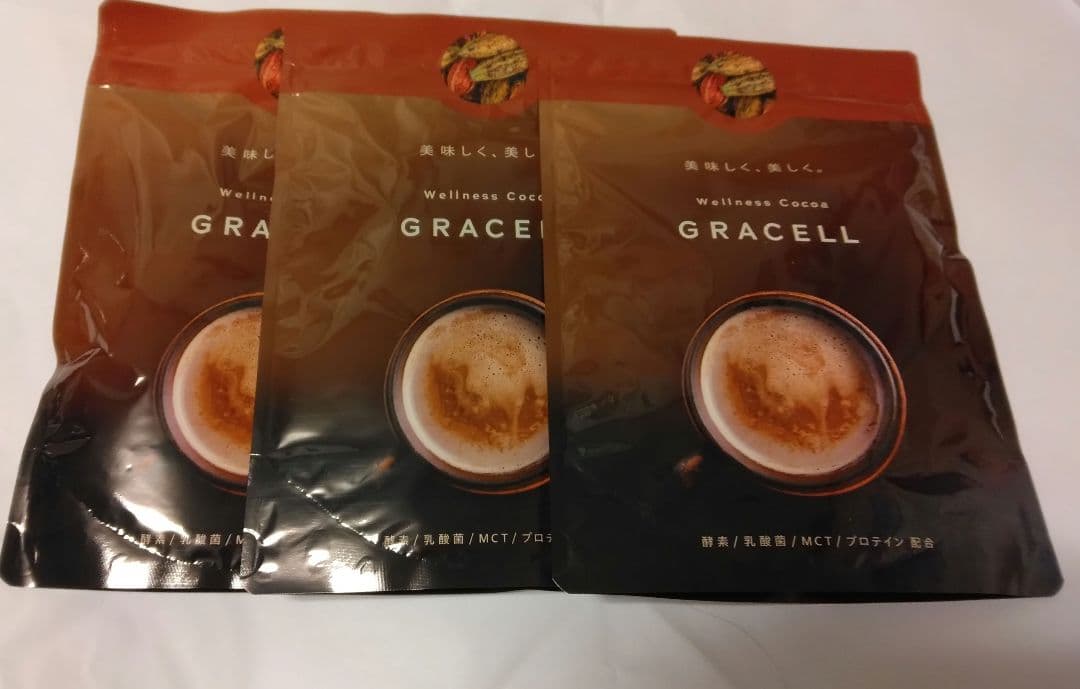 GRACELL ウェルネスココア100g 3袋セット 3袋セット 】 グレイセルココア GRACELLCOCOA ココア 100g GARNI 美容