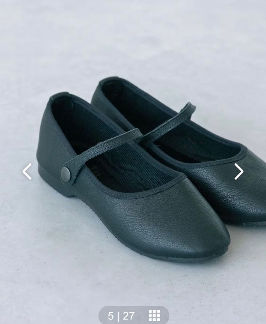 【新品】22.5CROWN｜レザーストラップジャズシューズ ワンストラップ