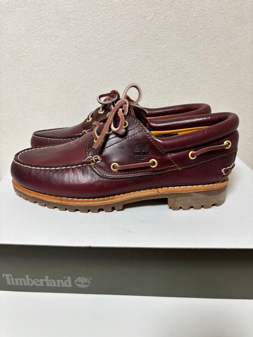 Timberland 3eye バーガンディ 実質27㌢前後です‼️