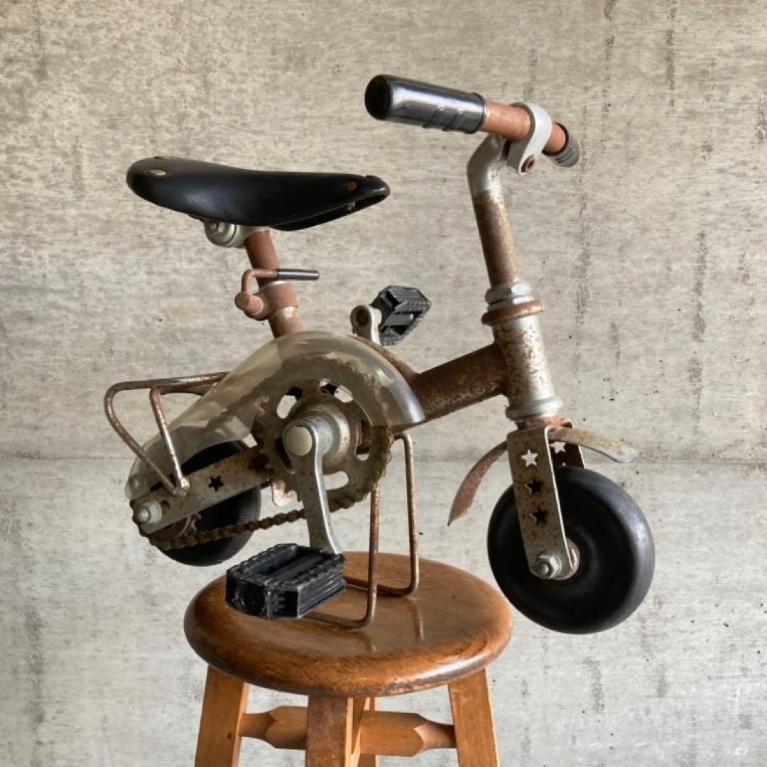 NENG HAO 豆チャリ ミニ自転車 台付き サイクル 置物 シャビー レトロ グランディーノ シティサイクル・ママチャリ 26インチ | 自転車通販