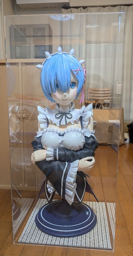等身大 レム 胸像 Re：ゼロから始める異世界生活 フィギュア ケース