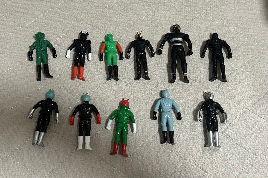 仮面ライダー レトロソフビ11体セット 1987 1988 1989BANDAI - メルカリ