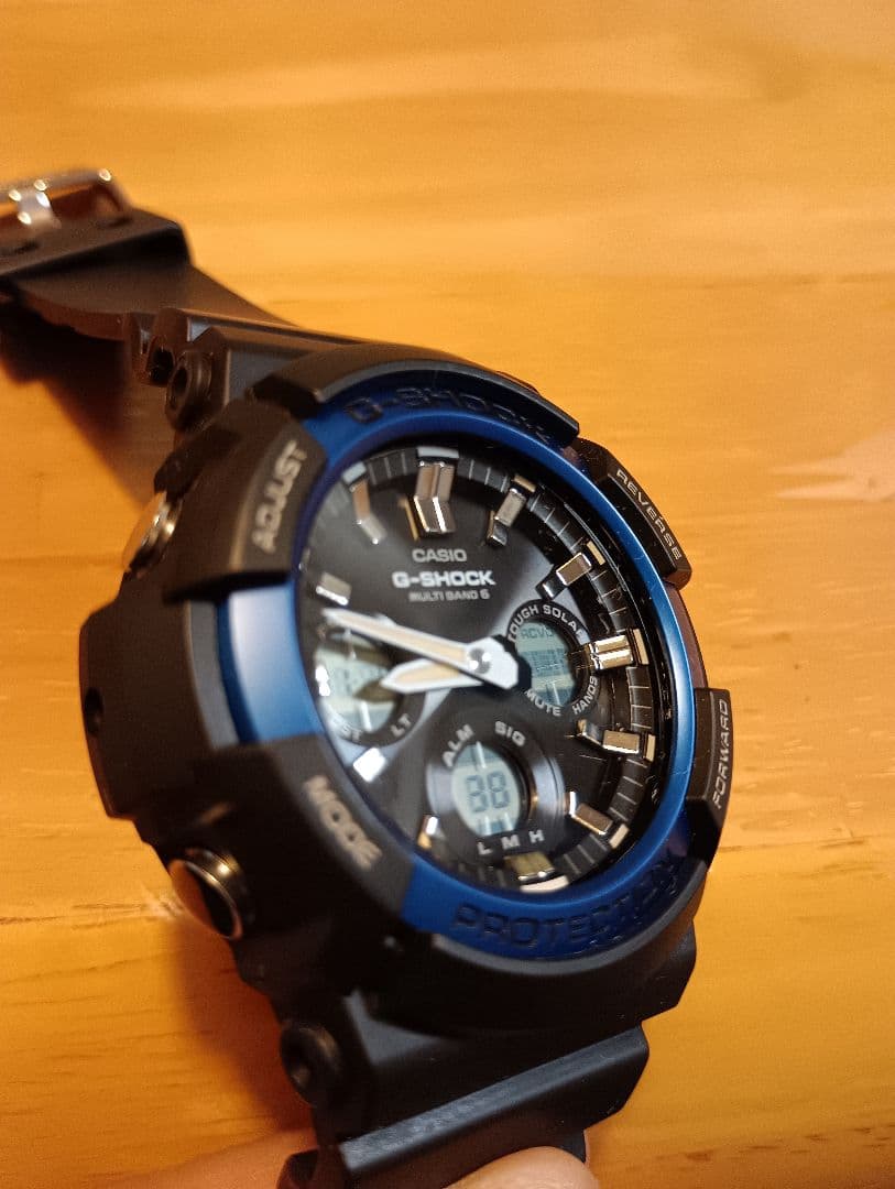 渡邉龍貴　G-SHOCK 2 電波ソーラー GAW-100B ブラック