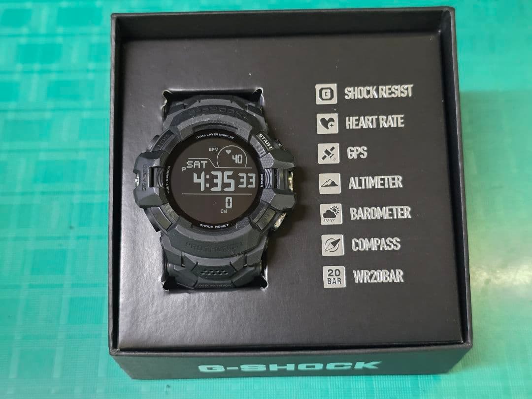 CASIO G-SHOCK GSW-H1000-1AJR スマートウォッチ GSWH1000-1 | Black Move Watch - G-SHOCK | CASIO