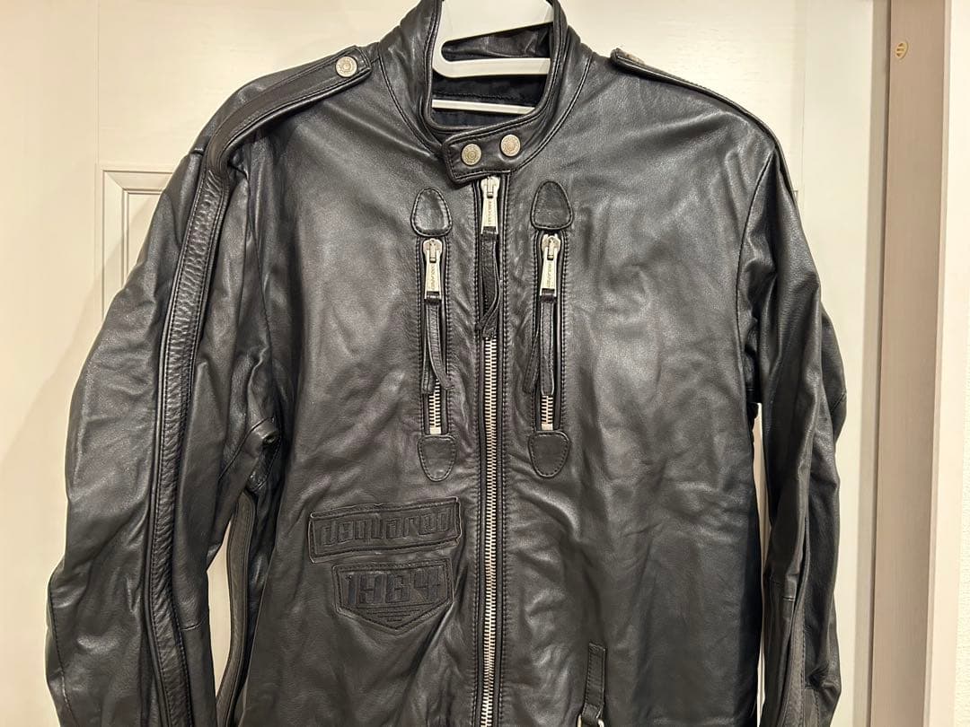 テンさん専用 DSQUARED2 ブラック革ツナギ - メルカリ